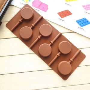 Siliconen Ronde Lolly Cake Chocolate Soap Pudding Jelly Candy Ice Cookie Biscuit Mold Mould Pan Bakvormen Ye