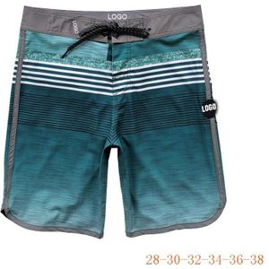 Phantom Boardshorts Branded Fitness Boxer Strand Shorts Heren Quick Dry Surfen Gestreepte Waterdichte Spandex