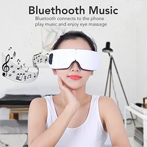 Draadloze Elektrische Ogen Massager Machine Verwarming Therapie Luchtdruk Muziek Eye Spa Ogen Stress Relief Care Apparaat Gezondheidszorg