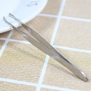 12 Stks/set Rvs Schuin Wenkbrauw Pincet Gezicht Ontharing Clip Make-Up Tool Dames Cosmetica Schoonheid