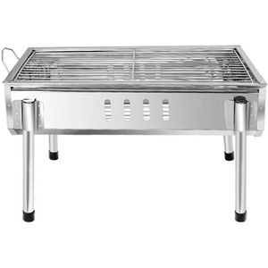 Barbecue Grill Outdoor Camping Stove Draagbare Barbecue Houtskool Grill Rvs Folding Camping Bbq Kabob Grill