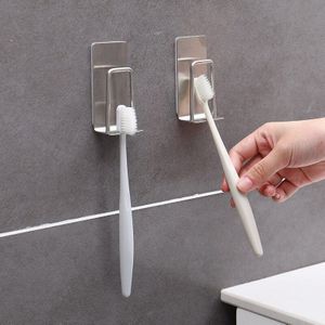 Tandenborstelhouder Rvs Travel Stand Wc Scheerapparaat Organizer Kids Tandenborstel Opbergrek Badkamer Accessoires