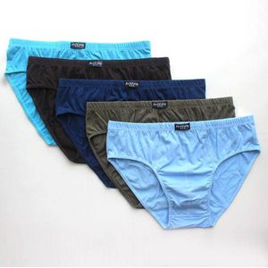 5/Pcs Katoen Tiener Slips Mannen Ondergoed Jongens &#39;Taille Shorts Jeugd Zweet-Absorberend Ademend Bodems