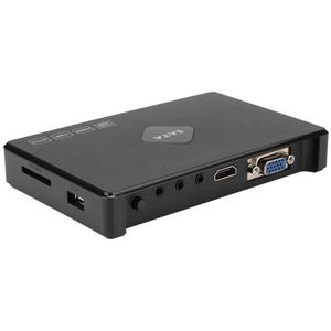 Mini Full Hd 1080P 2.5 Inch Sata Hdd Speler Video O Media Met Hdmi/Vga/Av/usb/Sd/Mmc/Optische Uitgang Eu Plug