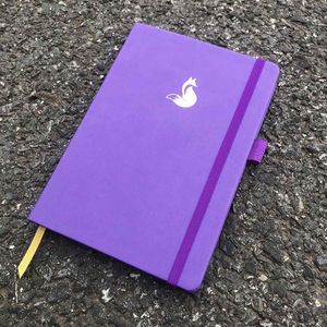 Dot Grid Journal Notebook 5.6X8 Inch Hardcover Faux Pu Leer, Schetsboek Voor Ideeën