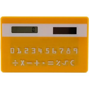 MINI Calculator Pocket Calculator Solar Rekenmachines Handheld Siliconen Wetenschappelijke Multifunctionele voor school kantoor buniness thuis