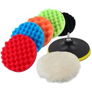 3 5 6 7 Inch Auto Polijsten Pad Kit Spons Polijsten Waxen Buffing Pad Kit Verwijdert Krassen Car Care Detialing hand Tool