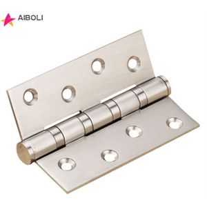 2 Stuks 4 "Kogellager Flush Scharnieren Roestvrij Stalen Deur Scharnieren Met Schroeven Meubelen Kastdeur Scharnier