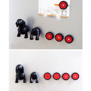 Magneet Verwijderbare Stickers Magnetische Cartoon Hond Teckel Tip Kaart Bericht