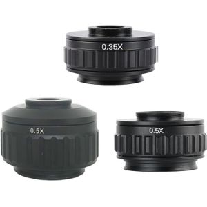0.5X C-Mount Lens Adapter 35Mm Diameter Veld Voor Simul Focal Trinoculaire Stereo Microscoop Video Camera