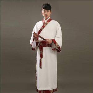 Herenkleding man gemodificeerde kostuum Hanfu geleerde lag kleren Jongen Gewaad Dans Folk Kostuum Cosplay Novelty &amp; Speciale Gebruik
