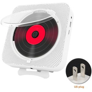 Led Scherm Muur Gemonteerde Cd-speler MP3 Muziek Thuis Draadloze Draagbare Afstandsbediening Multimedia Hifi Tf Usb Fm Radio