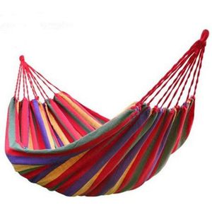 280*150 cm/80 cm 2 Persoon Hangmat hamac outdoor Leisure bed opknoping bed dubbele slapen canvas swing hangmat camping Una hamaca