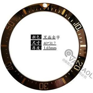 Horloge Accessoires Ghost Ring Mond Horloge Case Digitale Keramische Buitenste Ring Diameter 40Mm Binnen 31.5 Terug Lijm