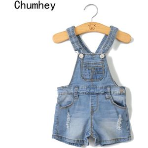 Chumhey 0-3T Kids Overalls Zomer Jongens Meisjes Denim Shorts Jeans Tollder Rompertjes Kinderkleding Bebe Jumpsuit Kind kleding