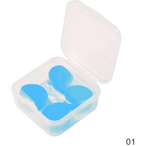 4 Stks/pak Waterdichte Oordopjes Siliconen Modder Oordopjes Beste Oordoppen Ruisonderdrukking Oor Bescherming Voor Slapen Zwemmen