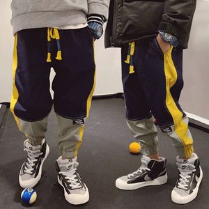 Kid Broek Voor Jongens Cargo Pant Hiphop Herfst Kids Broek Casual Kids Kleding Winter Tiener Jongens Kleding Voor 4 6 8 12 14 Jaar