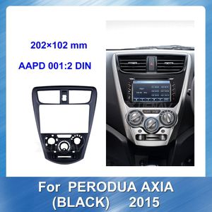Autoradio Fascia Voor Perodua Axia Zwarte Auto Panel Trim Frame Installatie Kit Inbouwen Dvd Multimedia Fascia Voor Perodua