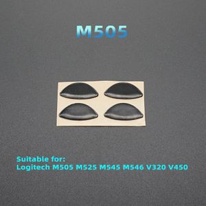 1Pcs 3M Mouse Skates Voor Logitech G3 G90 G100 G100S M505 M525 M545 M546 V320 V450 M705 0.6mm Zwarte Muis Voeten Vervangen Muis Voet
