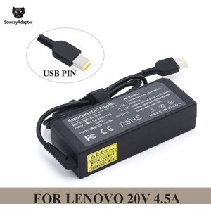90W 20V 4.5A Usb Pin Ac Adapter Laptop Oplader Voor Lenovo G405s G500 G500s G505 G505s G510 G700 thinkpad ADLX90NCC3A ADLX9 E540