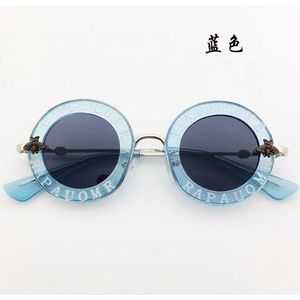 Kinderen bril mode jongen en meisje leuke alfabet little zonnebril hipster baby retro ronde frame bril han