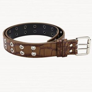 2 Rij Groment Brede Riem Luxe Lederen Vrouwen Dubbele Pin Gesp Corset Riem Voor Jeans Jurk Accessoires Tailleband Waistbelt