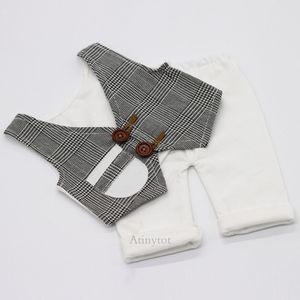 Baby Boy Little Gentleman Vest Shorts Pasgeboren Fotografie Props Kleding Baby Verjaardag Foto Schieten Fotografia Prop Broek