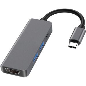 Type-C Docking Station 4K Hdmi Hub Hub Laptop 4 In 1 Multifunctionele Converter Voor Laptop Voor Tablet