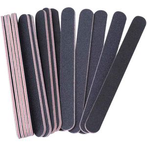 100Pcs Nail File Set Dubbelzijdig Schuren Buffer Blok Voor Gel Polijsten Manicure Beauty Tools Professionele Nagelvijl polijsten