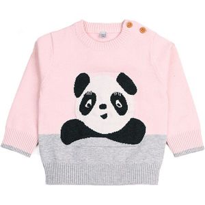 Baby Jongen Meisje Truien Katoen Gebreide Cartoon Panda Kleding Pasgeboren Peuter Lange Mouw Herfst Winter Warme Kleding CL5184