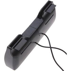 Plextone 1 Paar Mini Draagbare Clipon Usb Stereo Luidsprekers Lijn Controller Soundbar Voor Laptop Mp3 Telefoon Muziekspeler Pc Met clip