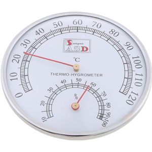 Sauna Thermometer Metal Case Stoom Sauna Thermometer Hygrometer Bad En Sauna Indoor Outdoor Gebruikt
