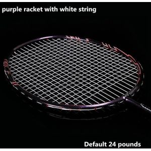 35 hoge £ Full Carbon Badminton Racket Aanval Type 3U (85-89G) enkel Racket Met Gratis String Q1438CMC