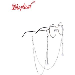 10 Pcs Zonnebril Ketting Kleurrijke Ketting Voor Meisje Vrouw Metalen Materiaal Voorkomen Bril Silp Goud Zilver Bead Cord Door Dhoptical