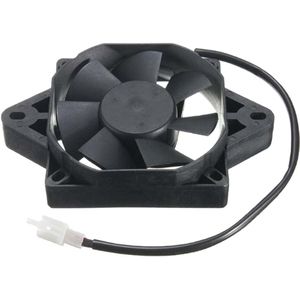 12V Vierkante Elektrische Radiator Cooling Fans Blade Montage Thermostaat Kit Voor Motorfiets Atv Go Kart Quad 150-250cc