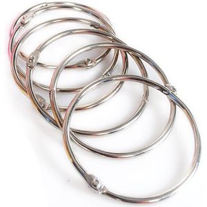 10Pcs Douchegordijn Slip Ring Roest-Proof Rvs Metalen Douchegordijn Ring Gordijn Haak Bar Clip Badkamer accessoires