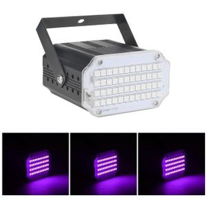 Mini Led Disco Light 48 LED RGB UV Wit Stroboscoop Muziek Sound Activated Flash Stage Licht Kerstversiering Voor thuis