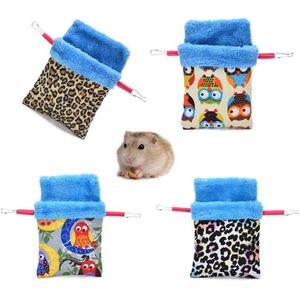 Pet Hamster Hangmat Rat Eekhoorn Vogels Opknoping Bed Nest Voor Mini Dier Huis Deken Bed Huisdier Producten Kleine Huisdier levert