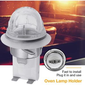 60W Oven Lamp Keramische Houder Koelkast E14 Halogeenlampen Licht Base Hittebestendige Magnetron Lamp Adapter 110-220 V