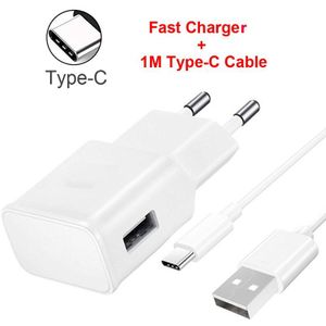 Snel Opladen Eu Plug Charger Voor Xiaomi 5C 6 8 9 Se Lite 9T Pro Usb Type C Kabel voor Redmi 4X 5 5Plus 5A 6 6A Micro Usb-kabel