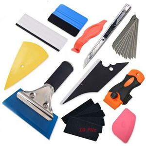 Auto Folie Tool Set Vinyl Verpakking Film Schraper Schraper Auto Tool Sticker Installatie Kit Papier Snijder Auto Styling Auto-onderdelen