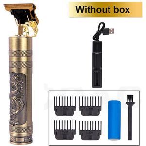Oplaadbare Elektrische Tondeuse Professionele Snoerloze Alle Metalen Tondeuse Haar Snijmachine Kapper Gereedschappen Voor Mannen