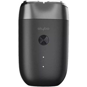Xiaomi Olybo Elektrische Scheerapparaat Dubbele Snijkop Type-C Snel Opladen IPX7 Waterdichte Baard Trimmer Met Smart Anti-mistouch Lock