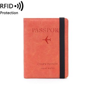 Rfid Vintage Zaken Passport Covers Holder Multi-Functie Id Bankkaart Vrouwen Mannen Pu Lederen Portemonnee Case Travel Accessoires