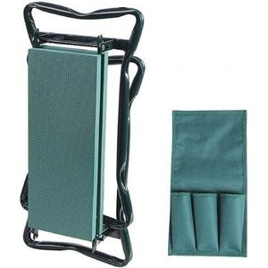 Opvouwbare Tuin Kneeler Zetel 2in1 Tuin Knielen Kruk Met Eva Aid Knie Pads Opslag Pouch Handgrepen Staal Tuin Kruk