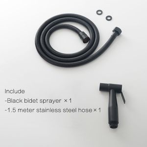 Wandmontage Badkamer Bidet Kraan Kit. Enkele Koude Handheld Bidet Sproeier Flow Verstelbare Douchekop 1.5 Meter Douche Slang