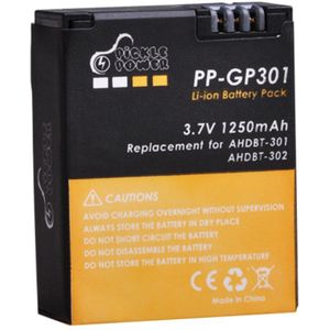 Voor Gopro Hero 3 Batterij 1250Mah AHDBT-301 Hero3 Batterij Usb Dual Charger Battery Case Voor GOPRO3 + 302 Actie camera Accessoires