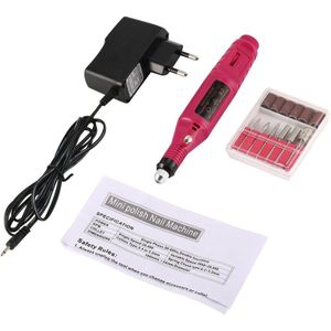 Elektrische Nail Boor Machine Nagel Slijper Manicure Pedicure Bestanden Gereedschap Kit Gel Remover Nail Polijsten Snijders Kit