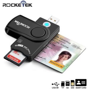 Voor Windows Os Usb Kaartlezer, Smart Kaartlezer Voor Sd Micro Sd, sim Memory Card Smart Card Voor Cac/Nationale Id/Atm Kaartlezers