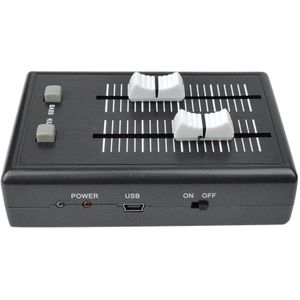 Mini Dj Mixer Console 2 Kanaals O Mixer Console Voor Telefoon/Computer/Laptop/Dvd